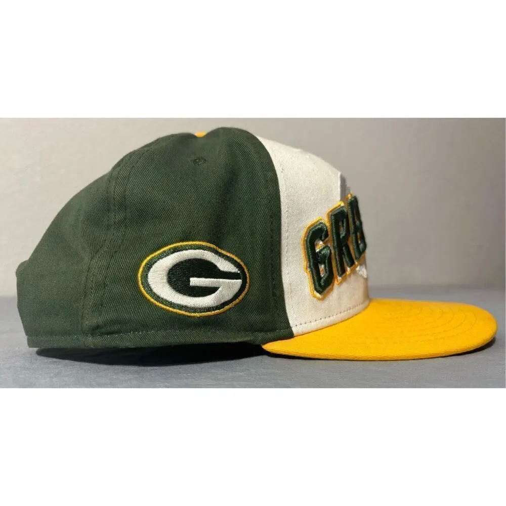 New Era Green Bay Packers 9Fifty NFL Historic Gold Snapback Hat Cap